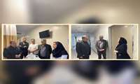 بازدید ریاست دانشگاه ازبخش های در دست توسعه بیمارستان شهید سلیمانی 