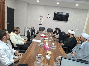دیدار هیئت مسئولی شهرستان فردیس با مدیریت بیمارستان شهید سلیمانی