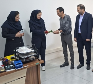 تجلیل از مسئول بهداشت محیط بیمارستان شهید سلیمانی به مناسبت روز جهانی بهداشت محیط